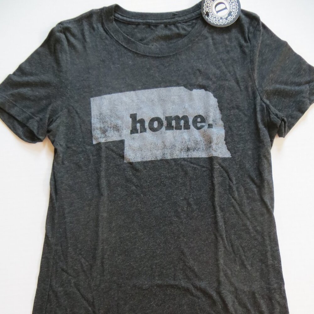 Deadstock "Nebraska-Home" T Shirt. women's slightly fitted T. Drastic Plastic